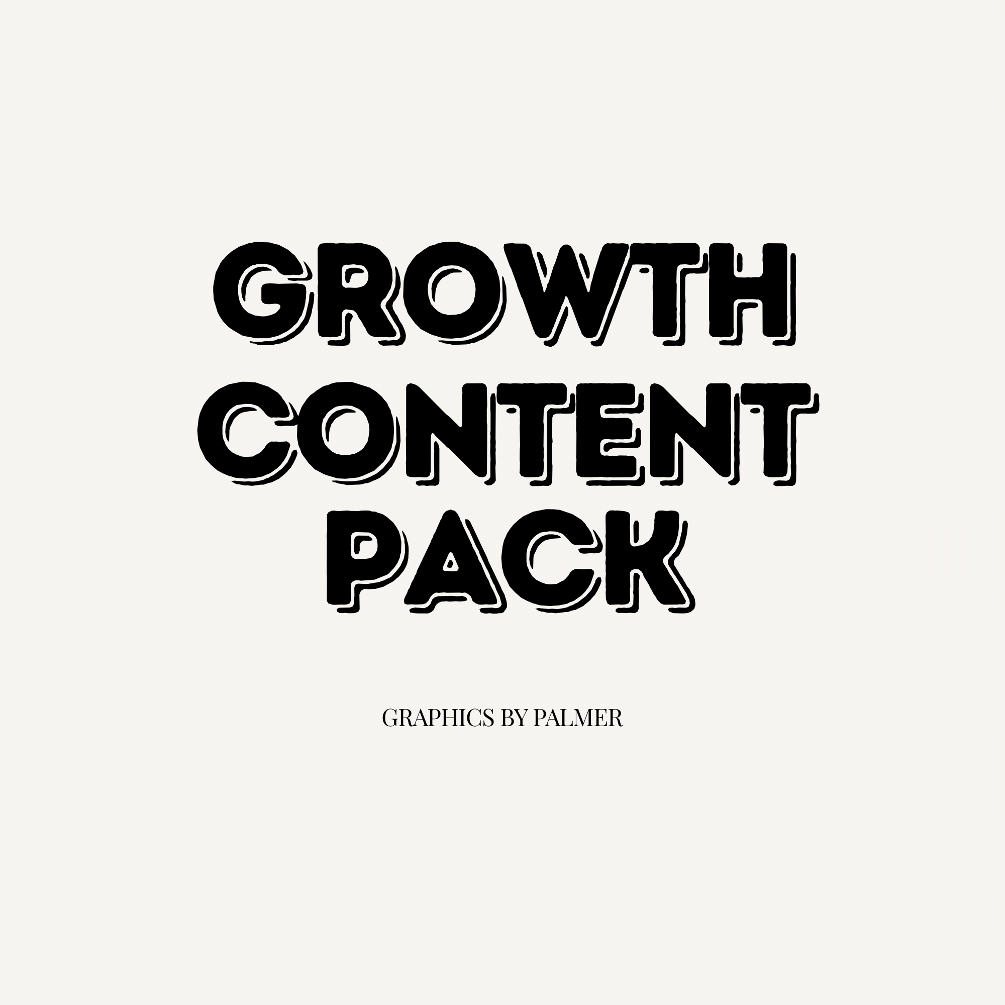 GROWTH CONTENT PACK - FULL BRAND VISIBILITY